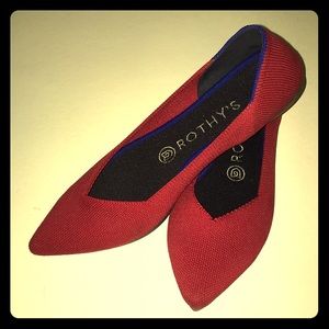 Rothy’s The Point Chili Red sz 7.5